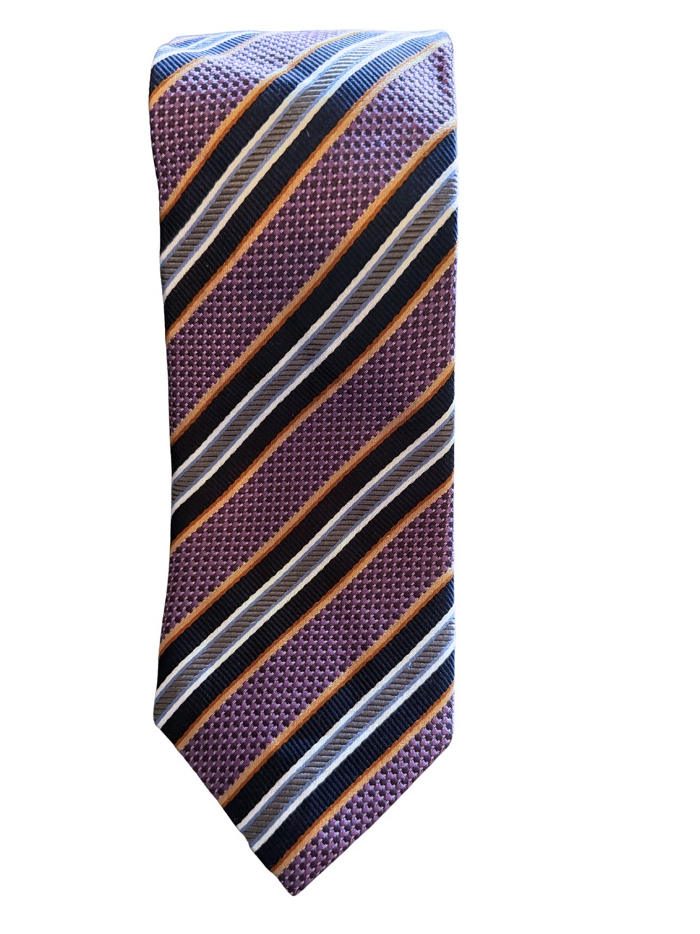 JZ Richards Striped Men's Silk Tie